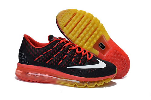 Nike Air Max 2016 Womens Red Black Yellow For Sale